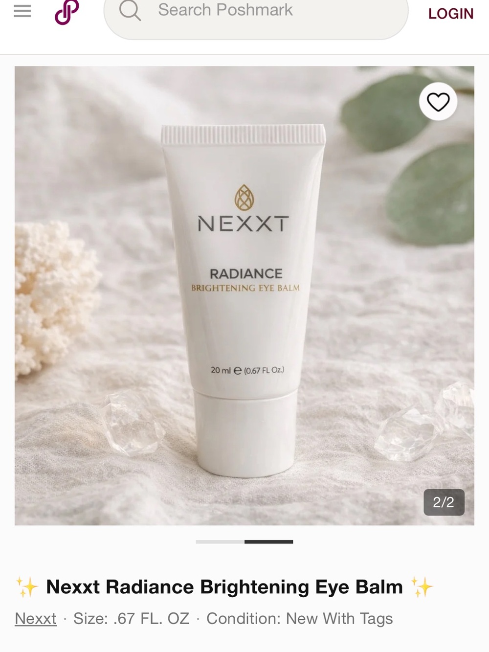 Nexxt Radiance Brightening Eye Balm.